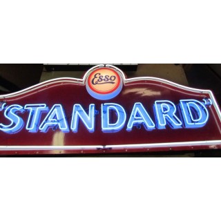 Standard Esso Porcelain Neon Sign  8 FT W x 31"H